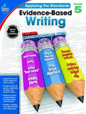 cover image of Evidence-Based Writing, Grade 5